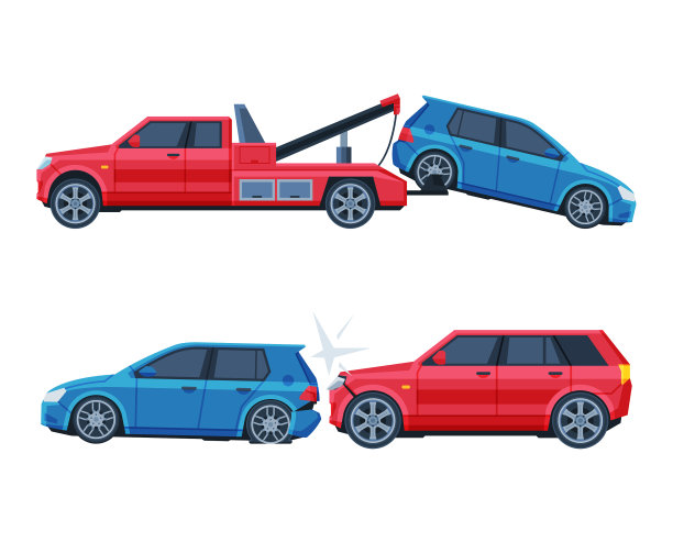 交通碰撞或车祸损坏图片下载