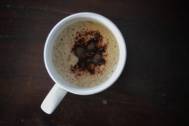 自制的卡布其诺咖啡图片下载