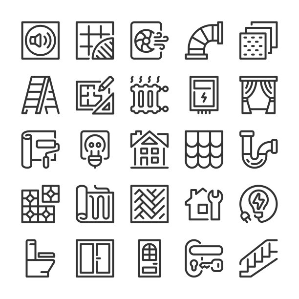 家庭维修图标设置图片下载