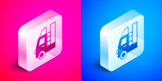 等距油箱的车辆图标孤立上图片下载