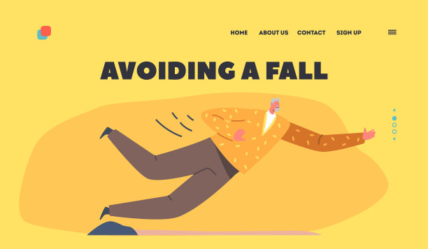 避免使用落地页面模板。绊倒的石头掉在地上，骨折图片下载