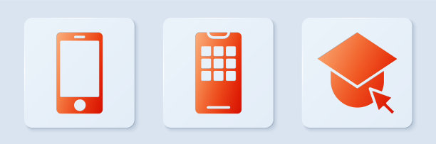 设置手机和毕业帽图片下载