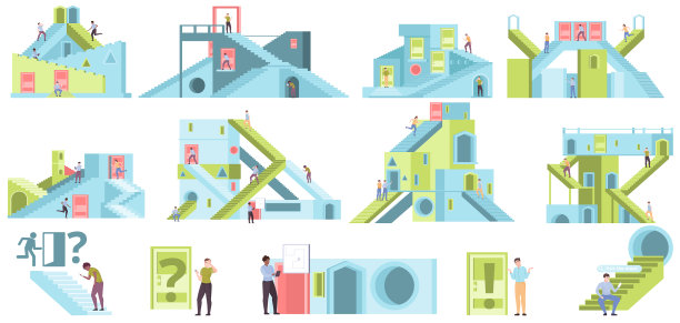 迷宫中的人图片下载