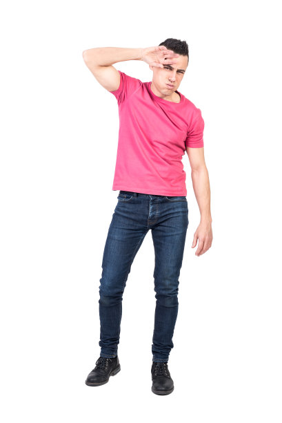 受炎热天气折磨的人图片下载