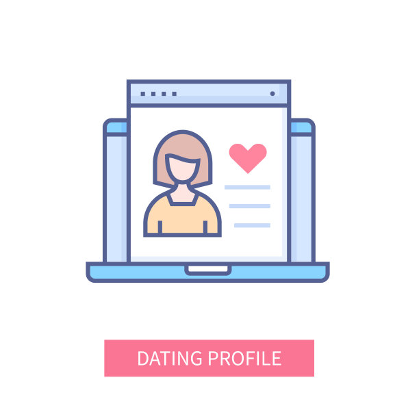 约会档案-现代线条设计风格的图标图片下载