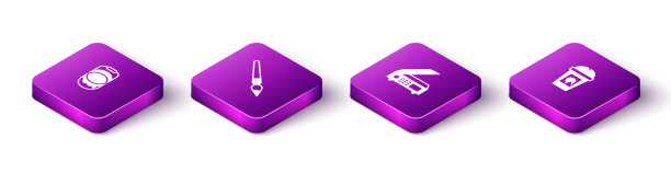 设置等距油漆桶刷扫描器和图片下载