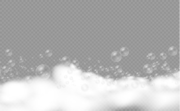 设置沐浴泡沫与洗发水泡沫，肥皂。图片下载