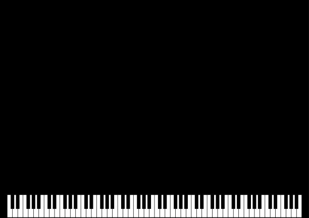 钢琴图像插图背景材料图片下载