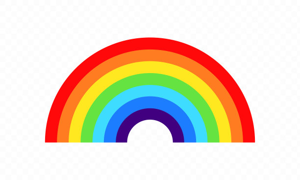 彩虹图标。彩虹符号为您的网站设计，标志，应用程序，UI。矢量线图标的业务和广告图片下载