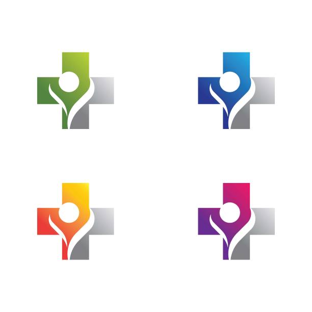 医疗十字图标集图片下载