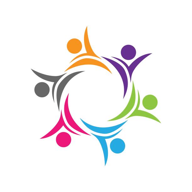 团队合作标志模板图片下载