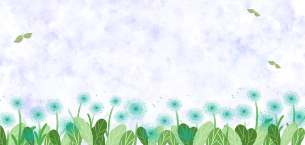 清新植物花草背景图片下载