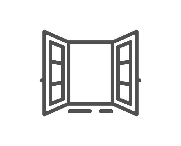 打开门线图标入口门洞标志图片下载