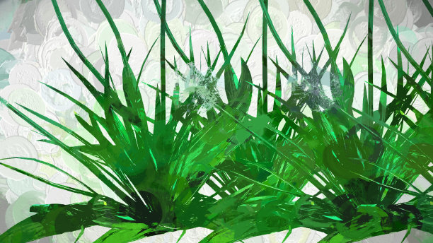 蒲公英种子植物3D渲染图片下载