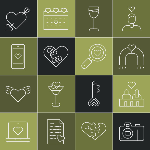 设置线照片相机情侣在爱的爱磁铁图片下载