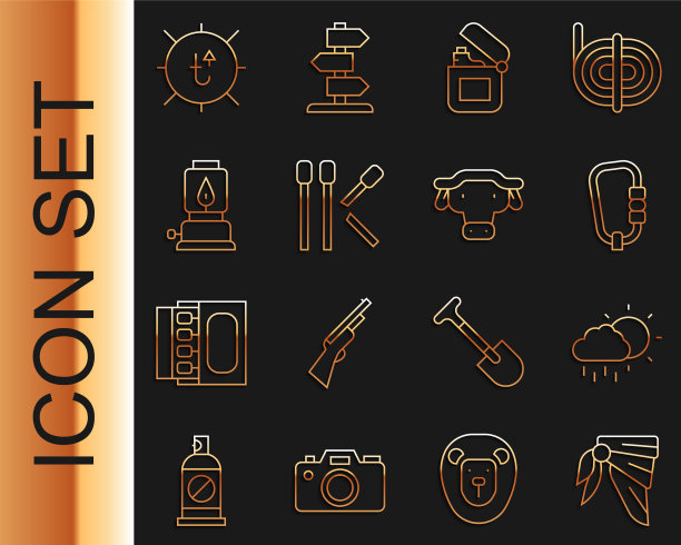 设置线手帕或自行车围巾云与雨图片下载