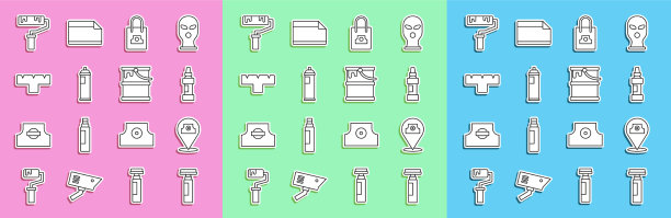 设置线条记号笔，油漆喷射器可喷喷嘴图片下载