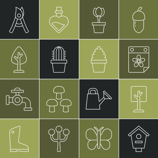 集线鸟屋林日历与花图片下载