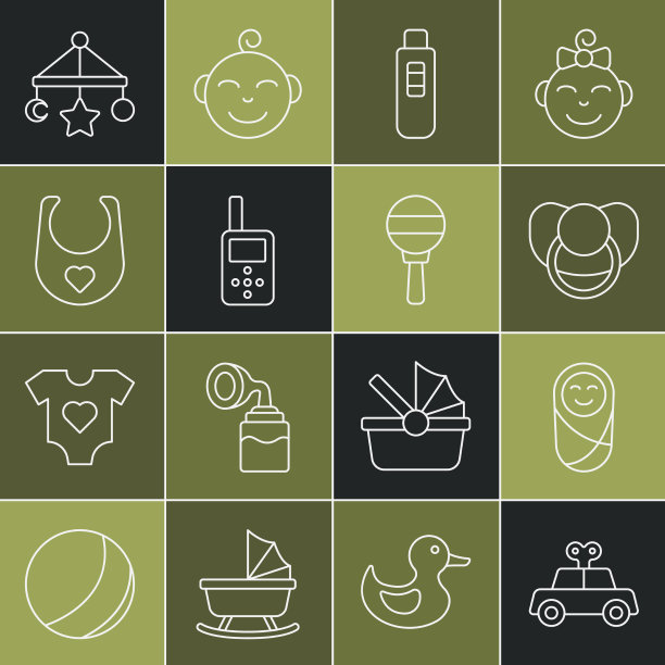 设定线玩具车新生儿婴儿襁褓图片下载