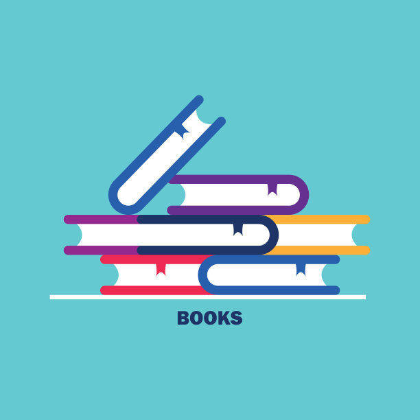 书籍平面设计教育图标图片下载