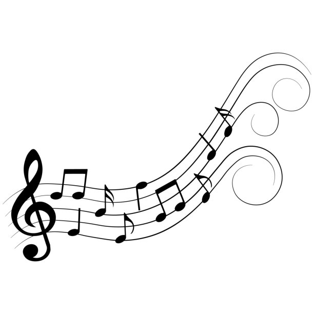 乐谱，设计元素，矢量插图。图片下载