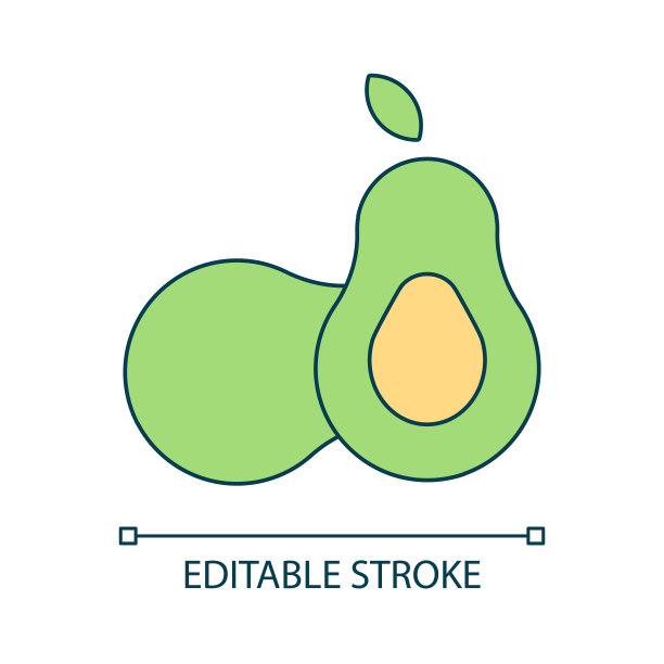 鳄梨RGB颜色图标图片下载