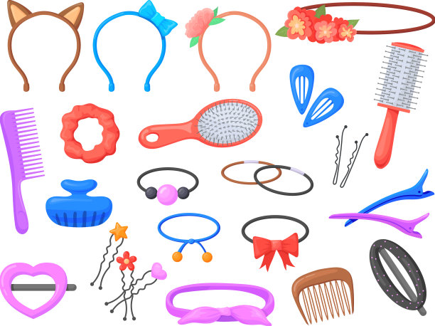 卡通发夹配件护理发夹图片下载