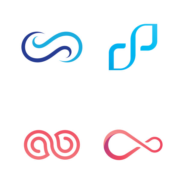 无限logo图标矢量模板图片下载