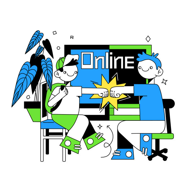 矢量插图为一个网站，应用程序。远程学习,导师图片下载