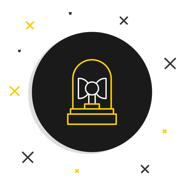 线闪光警报图标孤立在白色背景上。紧急闪光警报。色彩斑斓的轮廓的概念。向量图片下载