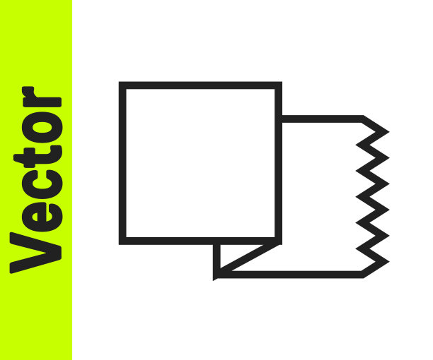 黑色线纺织织物滚动图标孤立在白色背景上。卷，垫，地毯，布，地毯或纸卷图标。向量图片下载