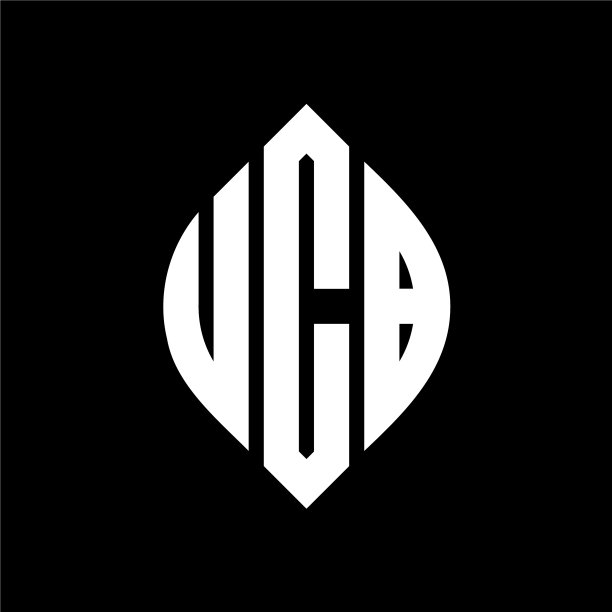 UCB圆形字母LOGO设计图片下载