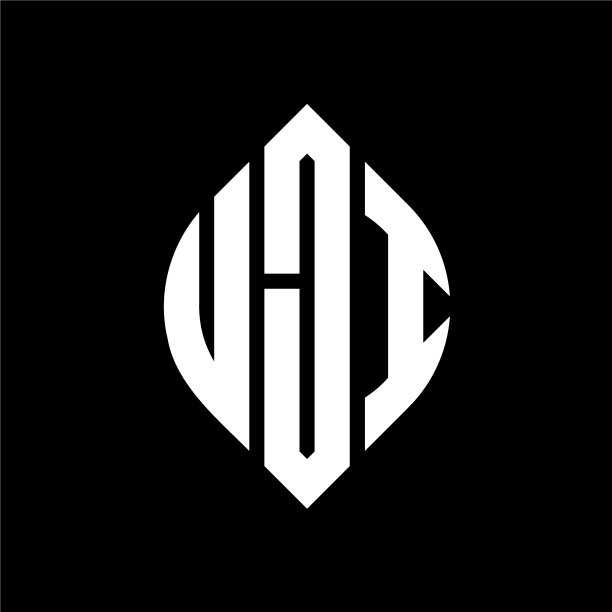 UJI圆形字母logo设计图片下载