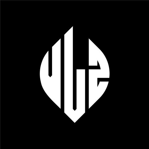 VLZ圆形字母Logo设计图片下载