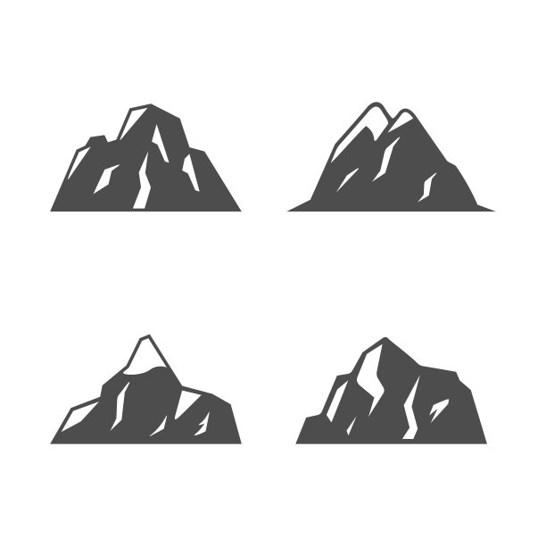 设置山的字形图标图片下载