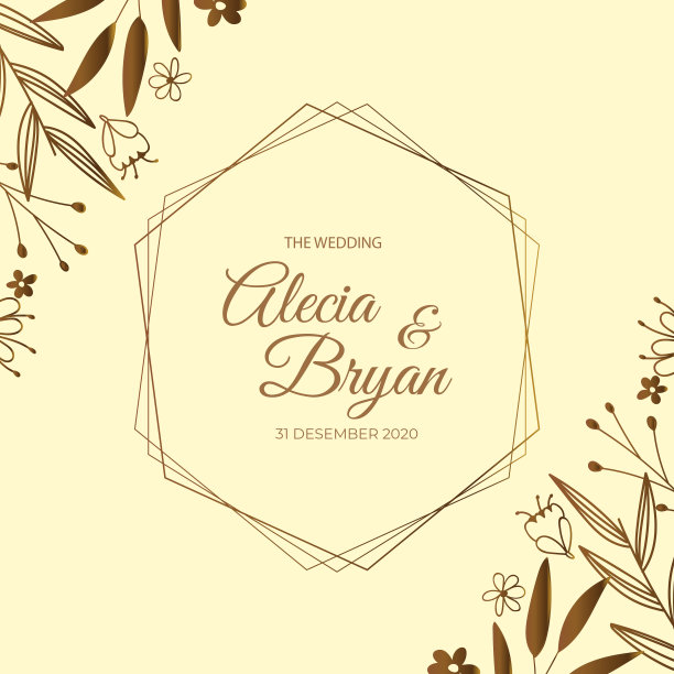 金婚广场邀请函图片下载