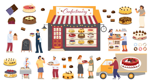 糖果店平套图片下载