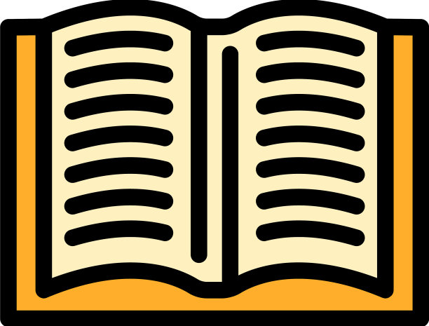 书场景图标颜色大纲图片下载