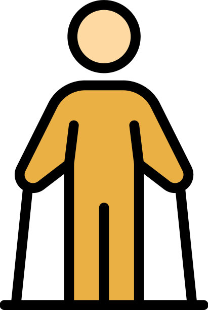 设备北欧行走图标颜色轮廓图片下载