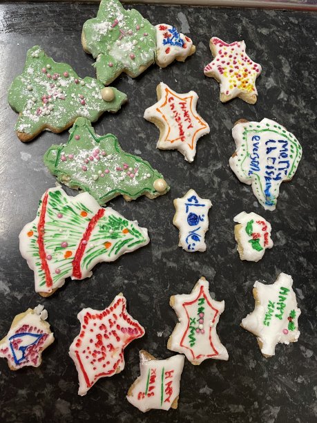 自制圣诞酥饼饼干图片下载