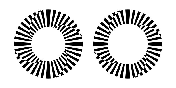 抽象旋转圆形设计元素。图片下载