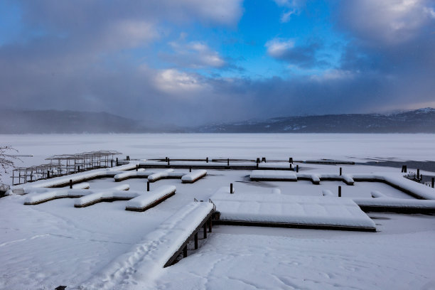 爱达荷州的麦考尔和帕耶特湖图片下载