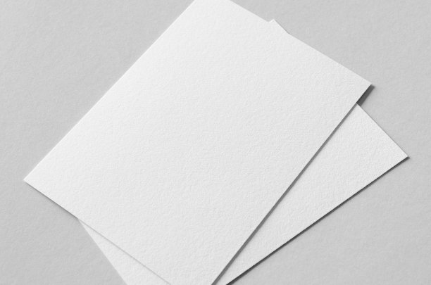 纹理的A6邀请卡或传单模型，人像方向。图片下载