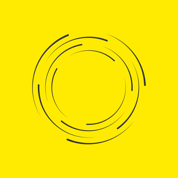 套黑半色调圆速线运动。图片下载