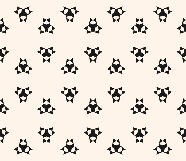 矢量无缝模式与简单的几何图形，三角形，尖锐的形状图片下载