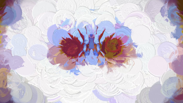 睡莲植物花3D渲染图片下载