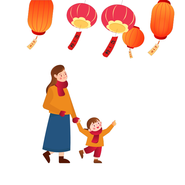 灯会猜灯谜过新年图片下载