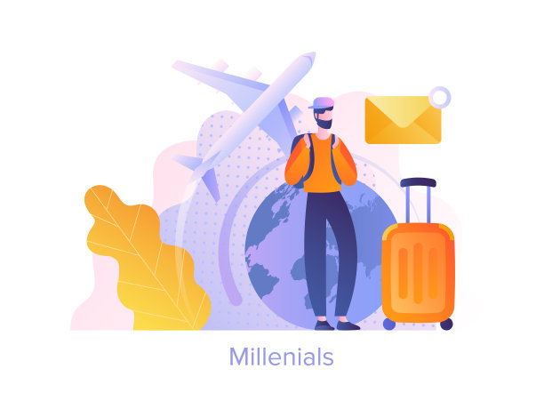 千禧一代概念图片下载