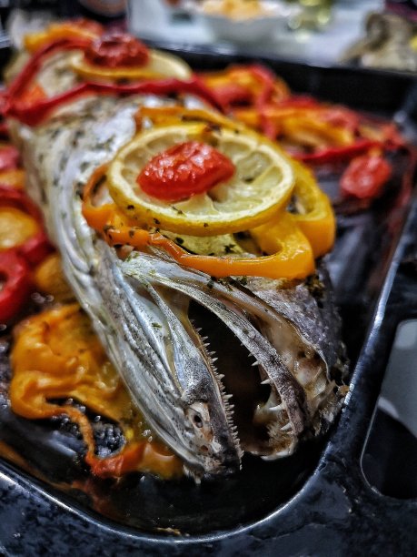 一道美味的鱼菜图片下载