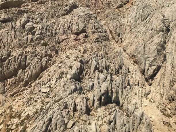 岩石纹理。中世纪教堂风格的砂岩墙。混乱的砌体结构图片下载